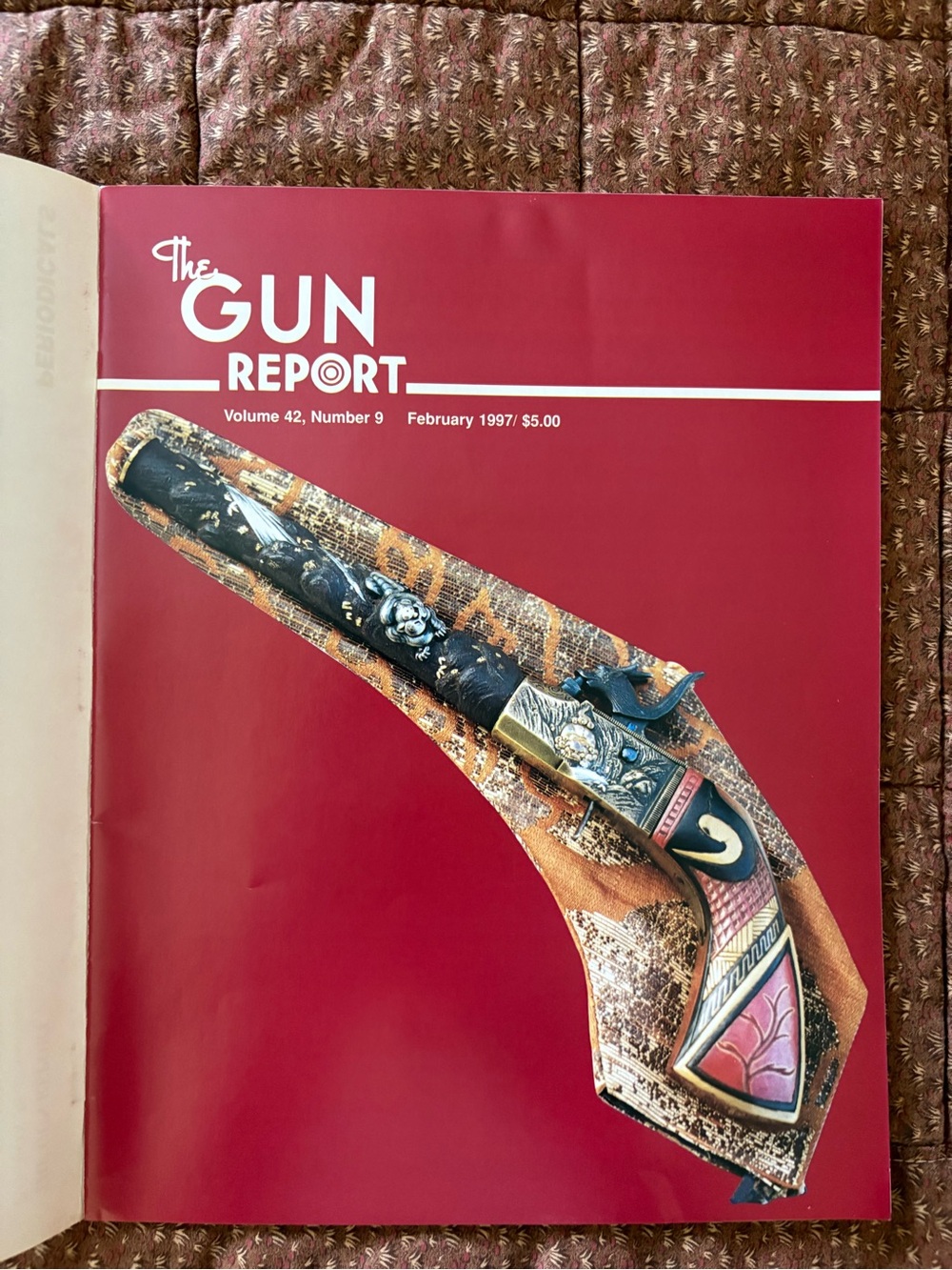 Vintage The Gun Report Magazine Vol 42 No 9 Feb 1997 In Mailing Cover Excellent!